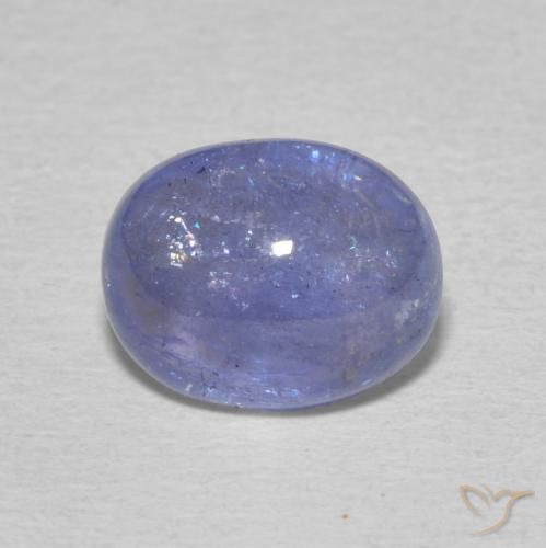 3.31ct 자연스러운 강렬한 바이올렛 블루 탄자나이트, 타원형, 투명한