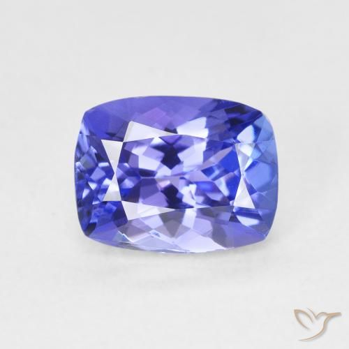 2.29ct 자연스러운 딥 바이올렛 블루 탄자나이트, 방석, VVS