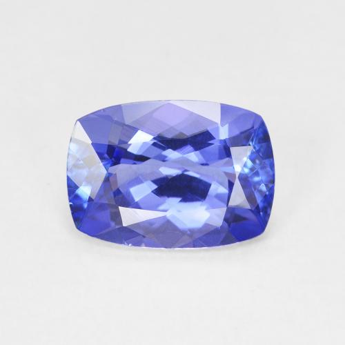 2.47ct 자연스러운 딥 바이올렛 블루 탄자나이트, 방석, VVS