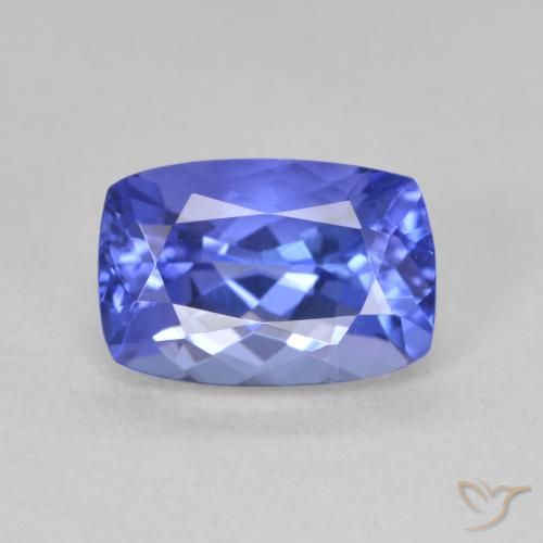 2.21ct 자연스러운 바이올렛 블루 탄자나이트, 방석, VVS