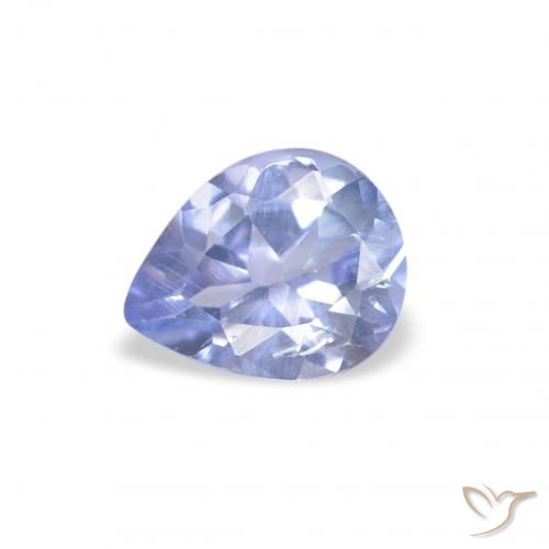0.37ct 자연스러운 하늘색 탄자나이트, 배 모양, VS