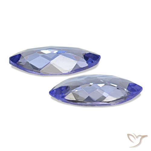0.60캐럿 천연 일렉트릭 퍼플 블루 탄자나이트 보석, 보석, VS