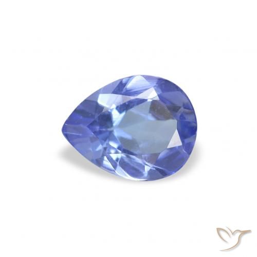 0.34ct 자연스러운 인텐스 블루 탄자나이트, 배 모양, VS