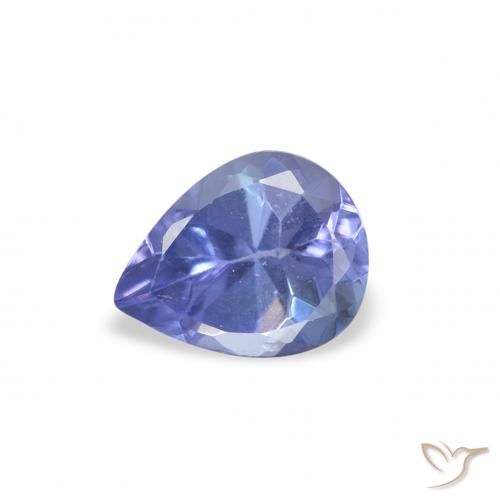 0.31ct 자연스러운 인텐스 블루 탄자나이트, 배 모양, VS