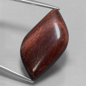 28.57캐럿 천연 멀티컬러 Tiger's Eye Matrix, 멋진 모양, 25.7×17.1 mm, 불투명체
