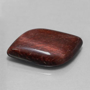 28.57캐럿 천연 멀티컬러 Tiger's Eye Matrix, 멋진 모양, 25.7×17.1 mm, 불투명체