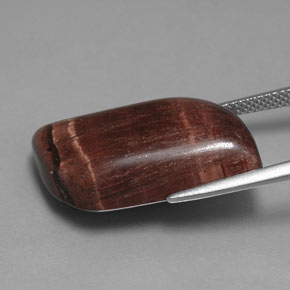 21.51캐럿 천연 멀티컬러 Tiger's Eye Matrix, 멋진 모양, 24×12.9 mm, 불투명체