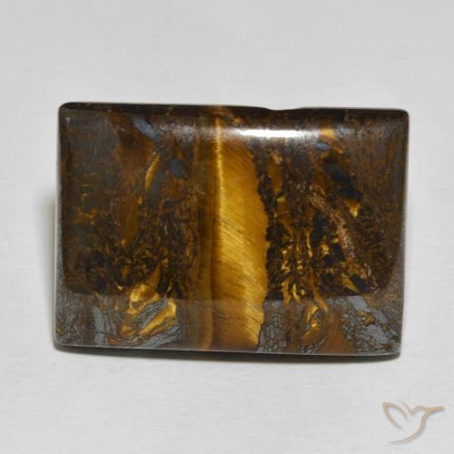 49.75ct 자연스러운 다색 호랑이 눈 매트릭스, 바게트, 불투명체