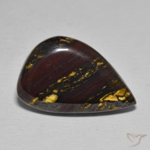 15.67ct 자연스러운 다색 호랑이 눈 매트릭스, 팬시한, 불투명체
