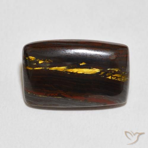 13.48ct 자연스러운 다색 호랑이 눈 매트릭스, 방석, 불투명체
