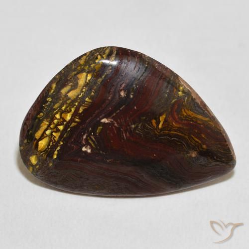 29.03ct 자연스러운 다색 호랑이 눈 매트릭스, 팬시한, 불투명체