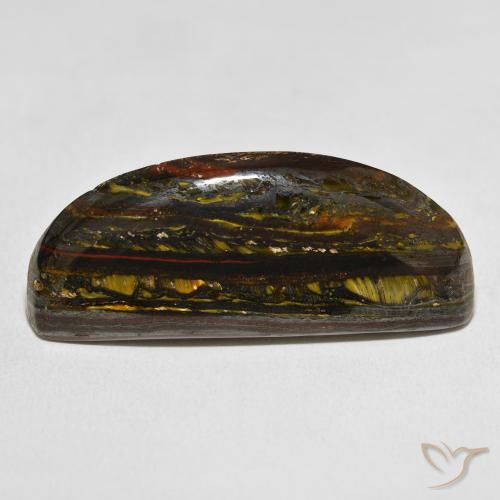 45.37ct 자연스러운 다색 호랑이 눈 매트릭스, 팬시한, 불투명체