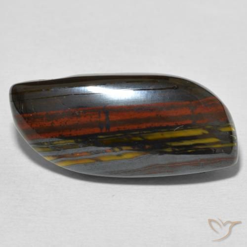 18.34ct 자연스러운 다색 호랑이 눈 매트릭스, 팬시한, 불투명체