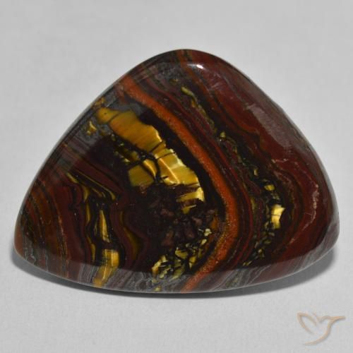 36.54ct 자연스러운 다색 호랑이 눈 매트릭스, 팬시한, 불투명체