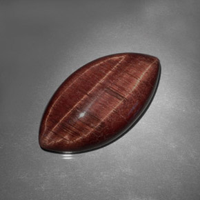 31.77캐럿 천연 골드 브라운 호랑이의 눈, 보석, 불투명체