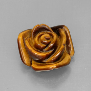 12.37캐럿 천연 멀티컬러 Tiger's Eye, 멋진 모양, 16.5×15.6 mm, 불투명체
