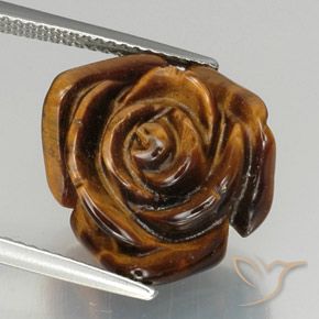 11.36ct 자연스러운 미디엄 브라운 호랑이의 눈, 팬시한, 불투명체