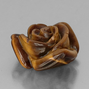 11.14캐럿 천연 골드 브라운 Tiger's Eye, 멋진 모양, 16×15.8 mm, 불투명체