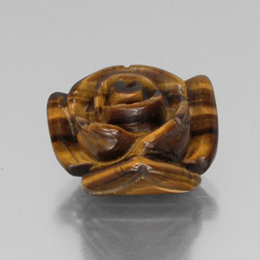 11.66캐럿 천연 골드 브라운 Tiger's Eye, 멋진 모양, 15.4×15.4 mm, 불투명체