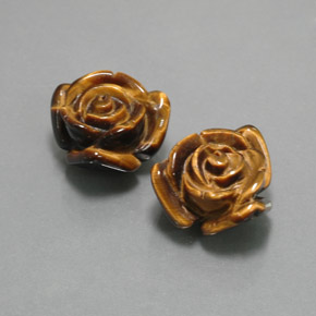23.41캐럿 천연 골든 브라운 Tiger's Eye 보석, 멋진 모양, 16.4×15.5 mm, 불투명체