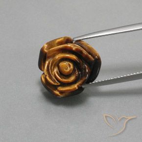 12.62ct 자연스러운 웜 브라운 호랑이의 눈, 팬시한, 불투명체