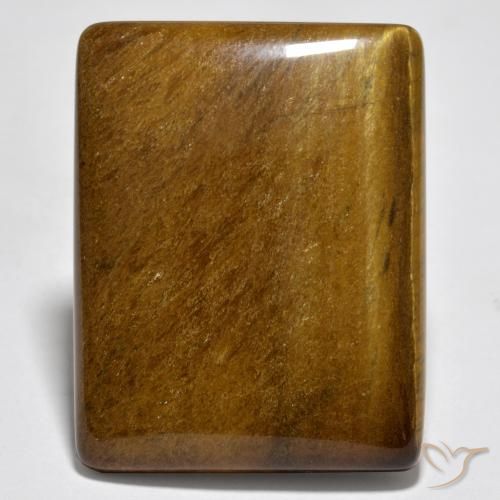44.65ct 자연스러운 적갈색 호랑이의 눈, 바게트, 불투명체