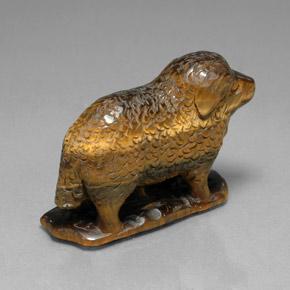 152.45캐럿 천연 다색 호랑이의 눈, 멋진 모양, 불투명체