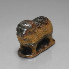 152.45캐럿 천연 다색 호랑이의 눈, 멋진 모양, 불투명체