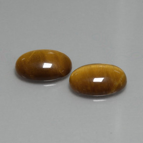 9.04캐럿 천연 미디엄 브라운 Tiger's Eye 보석, 타원형 컷, 14×10 mm, 불투명체
