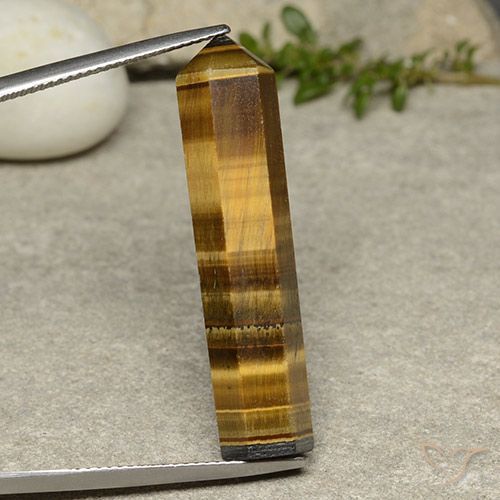 19.94ct 자연스러운 골든 브라운 호랑이의 눈, 팬시한, 불투명체