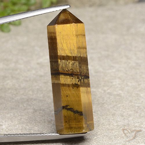 20.59ct 자연스러운 골든 브라운 호랑이의 눈, 팬시한, 불투명체