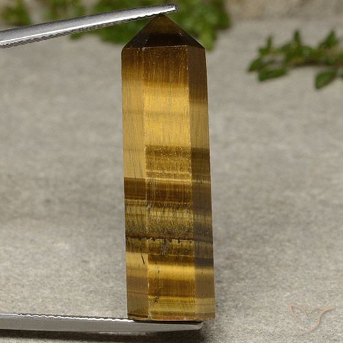 23.42ct 자연스러운 골든 브라운 호랑이의 눈, 팬시한, 불투명체