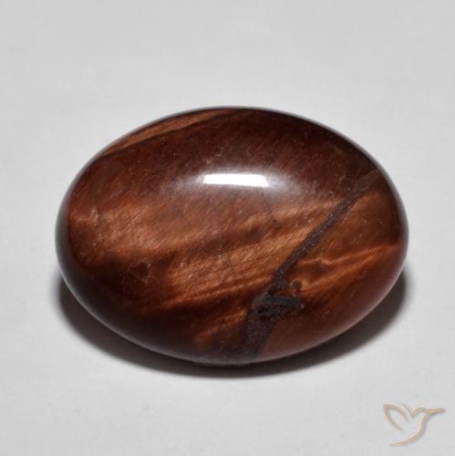 10.35ct 자연스러운 진저브라운 호랑이의 눈, 타원형, 불투명체