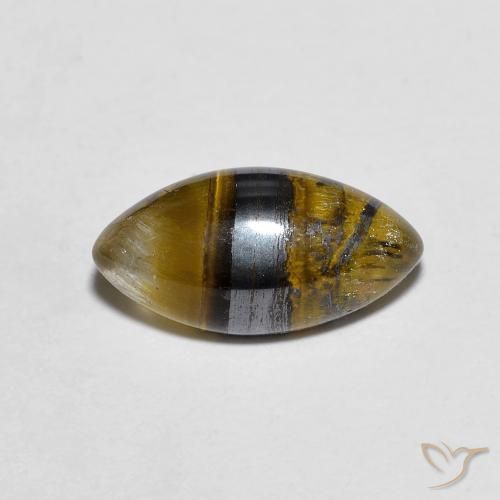 2.29ct 자연스러운 Medium Light-Brown 호랑이의 눈, 보석, 불투명체