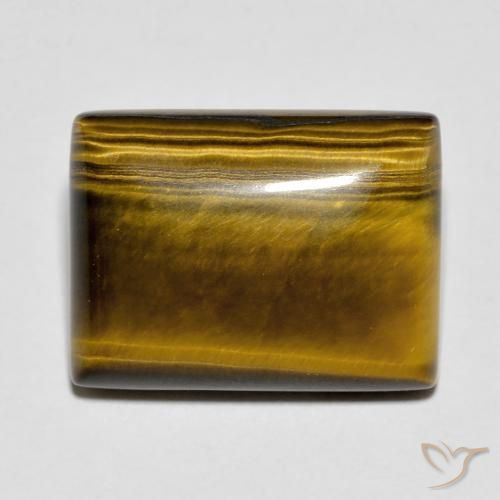 11.83ct 자연스러운 Medium Dark-Brown 호랑이의 눈, 바게트, 불투명체
