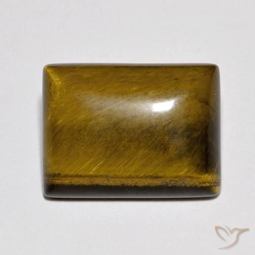 9.29ct 자연스러운 Medium Dark-Brown 호랑이의 눈, 바게트, 불투명체