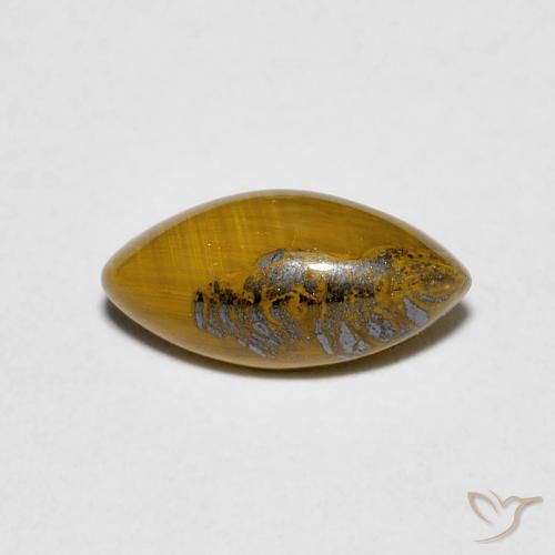 1.20ct 자연스러운 Medium Dark-Brown 호랑이의 눈, 보석, 불투명체