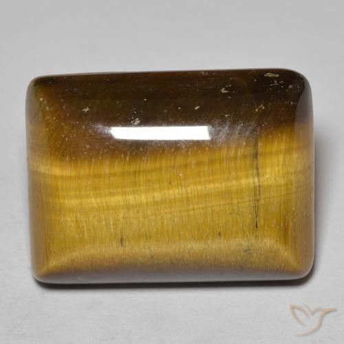 18.42ct 자연스러운 미디엄 브라운 호랑이의 눈, 바게트, 불투명체