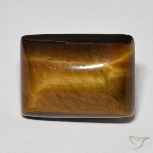 13.67ct 자연스러운 미디엄 브라운 호랑이의 눈, 바게트, 불투명체
