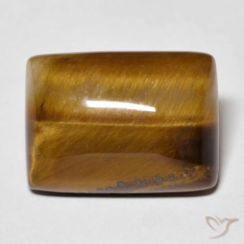 13.72ct 자연스러운 Medium Light-Brown 호랑이의 눈, 바게트, 불투명체