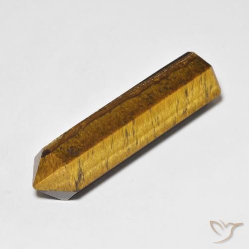 22.53ct 자연스러운 황갈색 호랑이의 눈, 팬시한, 불투명체