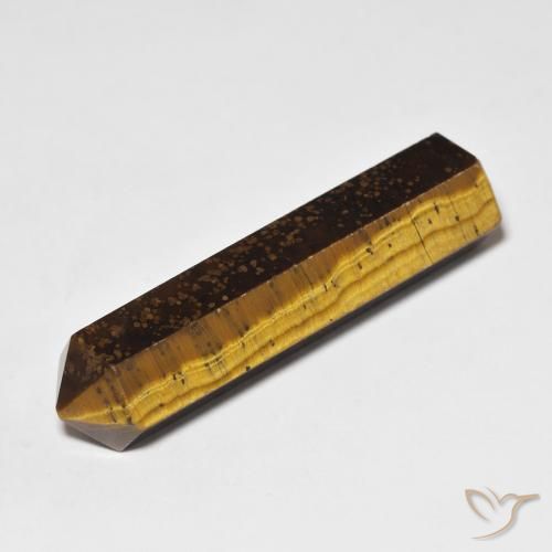 28.24ct 자연스러운 Medium Light-Brown 호랑이의 눈, 팬시한, 불투명체