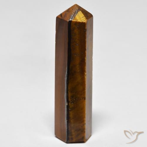 37.28ct 자연스러운 황갈색 브라운 호랑이의 눈, 팬시한, 불투명체