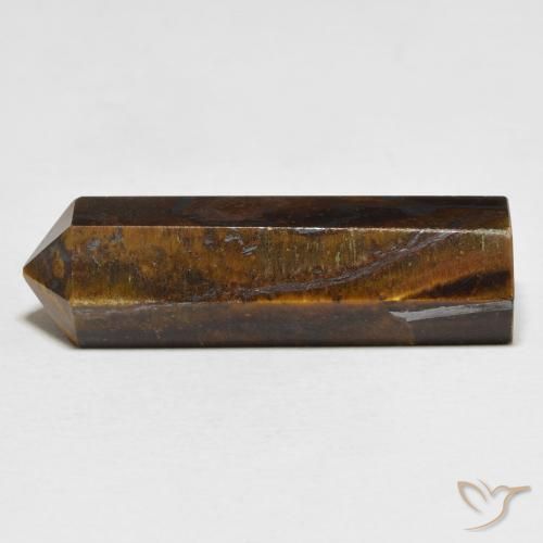 30.74ct 자연스러운 Medium Light-Brown 호랑이의 눈, 팬시한, 불투명체