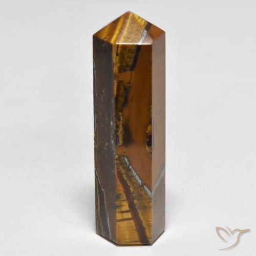 35.24ct 자연스러운 Medium Light-Brown 호랑이의 눈, 팬시한, 불투명체