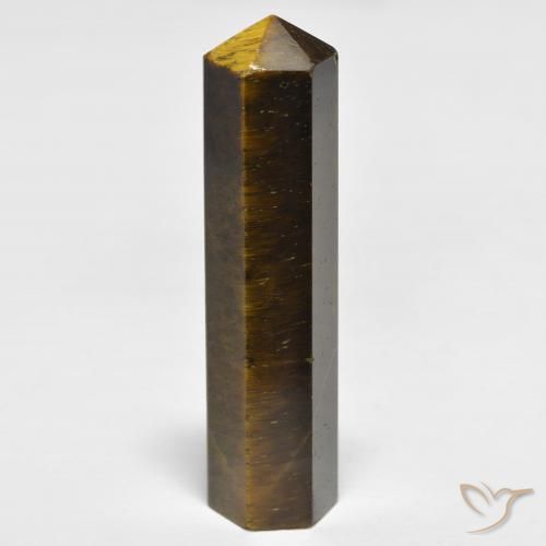 27.00ct 자연스러운 골든 브라운 호랑이의 눈, 팬시한, 불투명체