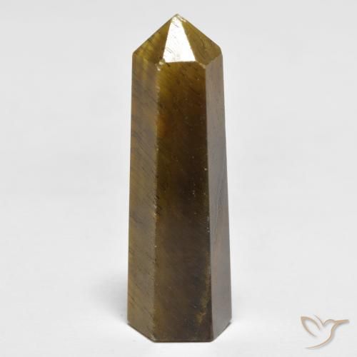 27.04ct 자연스러운 황갈색 호랑이의 눈, 팬시한, 불투명체