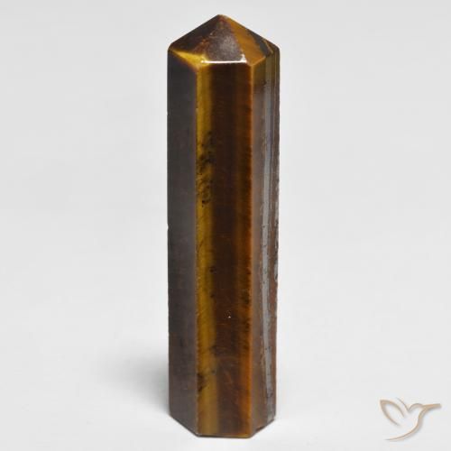 33.34ct 자연스러운 Medium Light-Brown 호랑이의 눈, 팬시한, 불투명체