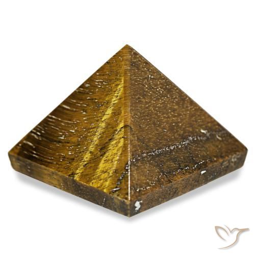 72.47캐럿 천연 골든 브라운 호랑이의 눈, 정사각형, 불투명체