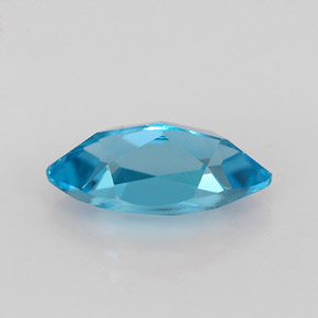 1.40캐럿 천연 스위스 블루 토파즈, 마퀴즈, 9.9×5.2 mm, VVS-VS